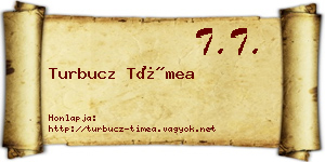 Turbucz Tímea névjegykártya